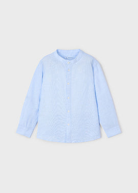 Mayoral Light Blue Linen Shirt