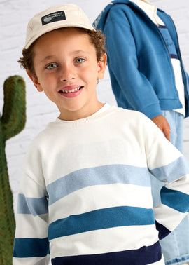 Mayoral Blue Stripe Jumper