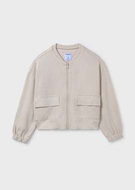 Mayoral Beige Bomber Jacket