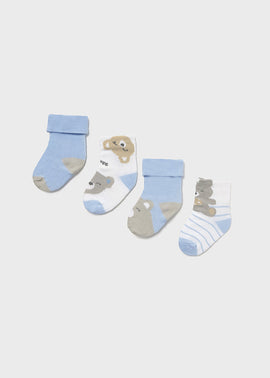 Mayoral Blue Bear Socks