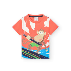 Boboli Boys Monkey T-Shirt