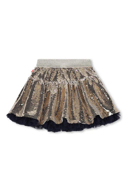 BillieBlush Gold Sequins Skirt