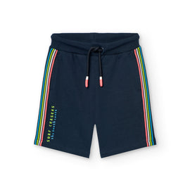 Boboli Boys Navy Jogger Shorts