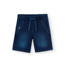 Boboli Boys Denim Jogger Shorts