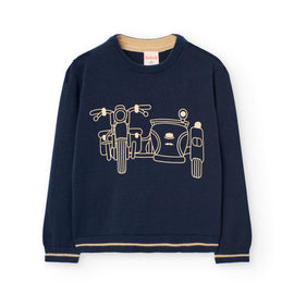 Boboli Boys Motorcycle Jumper