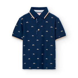 Boboli Boys Navy Polo T-Shirt