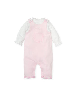 Tutto Piccolo Pink Dungaree Set