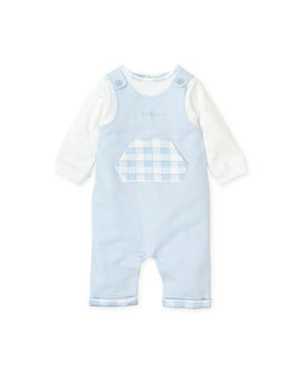 Tutto Piccolo Blue Dungaree Set