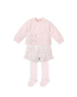 Tutto Piccolo Pink Short Set