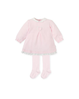 Tutto Piccolo Baby Pink 'Heart' Dress