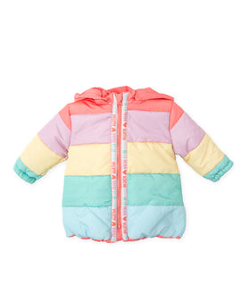 Agatha Pastel Stripe Coat