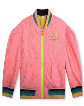 Billie Blush Pink Bomber Jacket