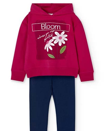 Boboli 'Bloom' Leggings Set